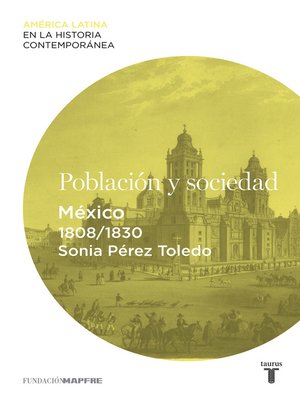 cover image of Población y sociedad. México (1808-1830)